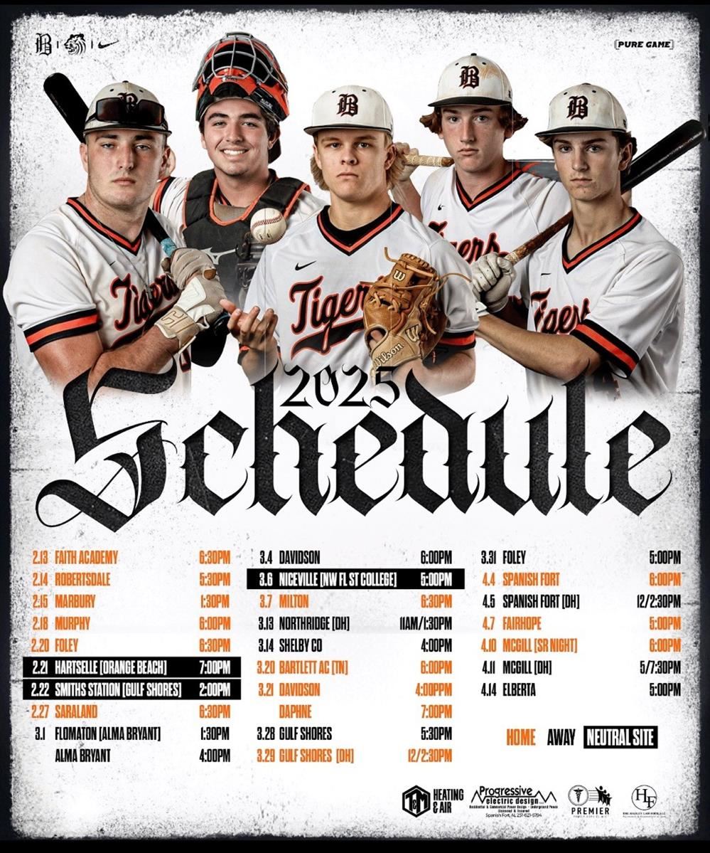 2025 Baseball Schedule